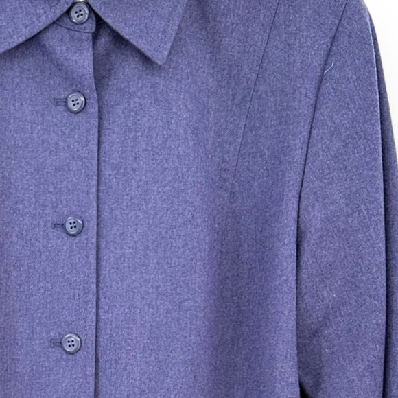 [sold] Made in USA Vintage Pendleton Purple Virgin Wool Lightweight Jacket - Picture 3 of 5